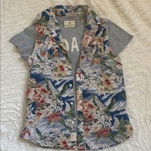 Scotch Shrunk Boys size 10 shirt and vest set